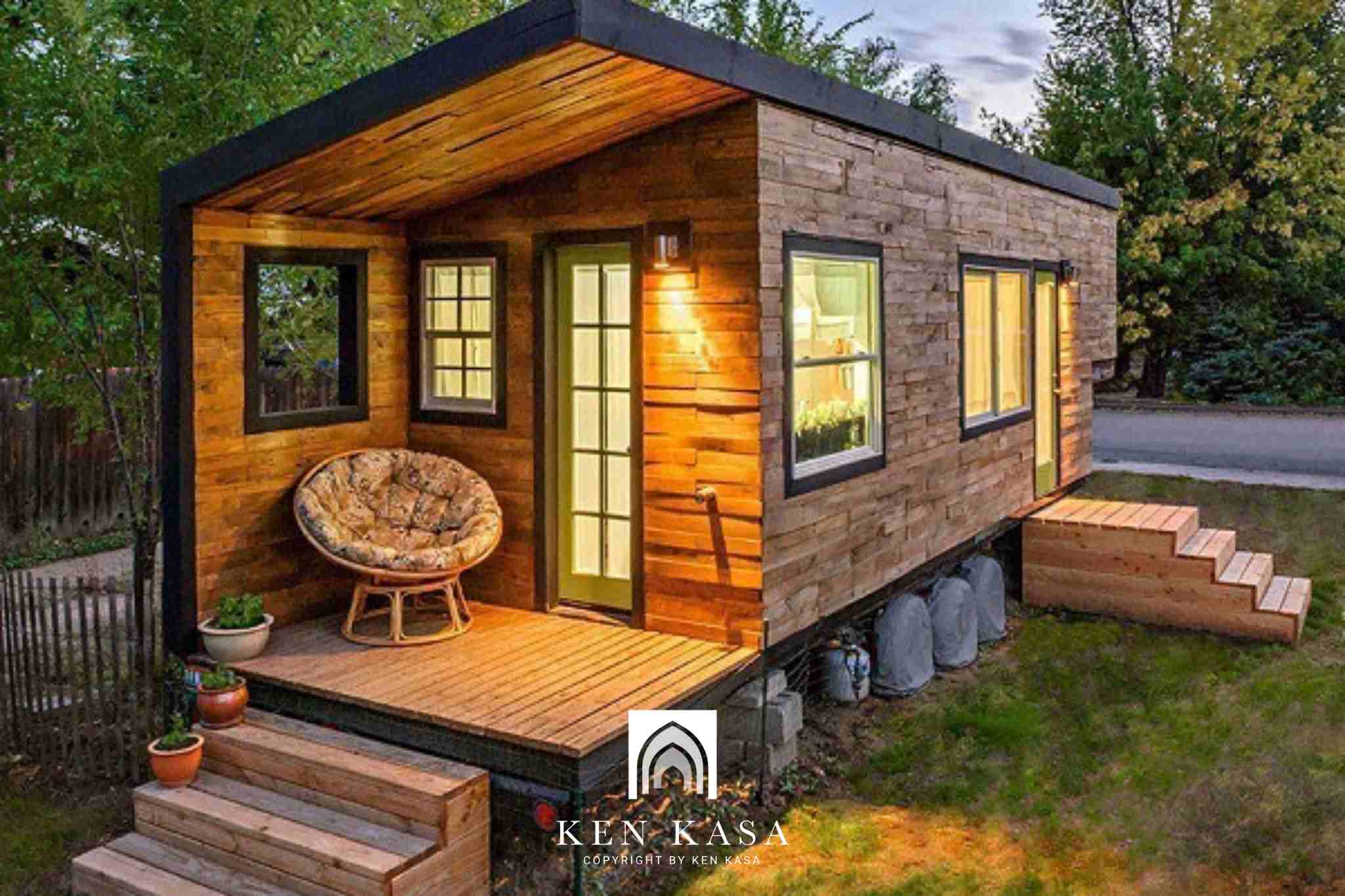 Thiết kế homestay cho diện tích nhỏ kiểu nhà gỗ 